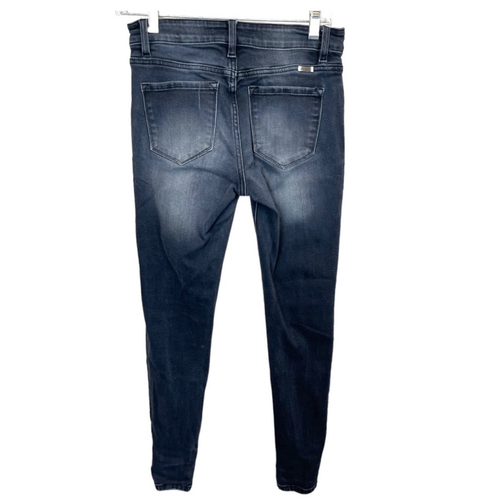 KanCan Black Skinny Distressed Ankle jeans midrise sz 27